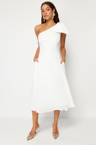 Robe midi - Blanc