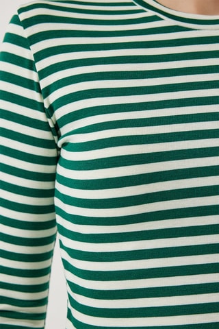 T-shirt slim - Vert