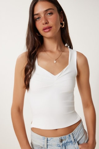 Crop top - Blanc