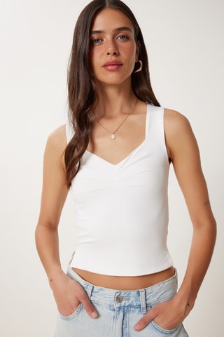Crop top - Blanc
