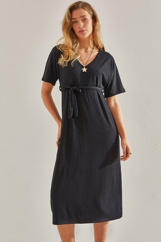Robe midi - Noir