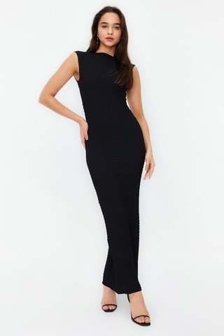 Robe fourreau - Noir