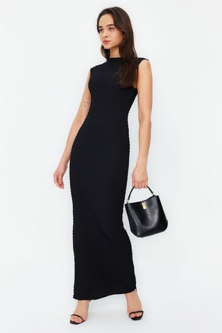 Robe fourreau - Noir