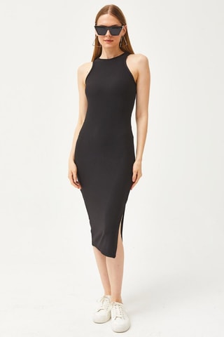 Robe fourreau slim - Noir