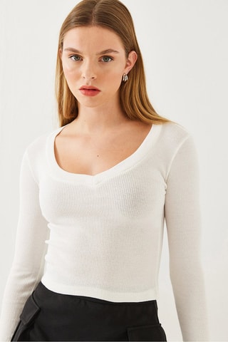 Top - Blanc