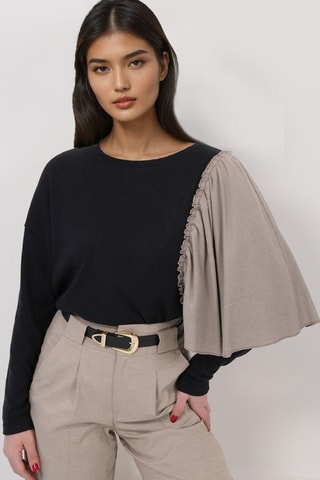Top - Noir et gris