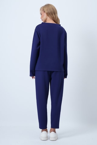 Sweat et pantalon - Bleu marine