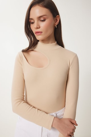 Top slim - Beige