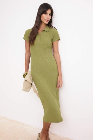 Robe polo - Vert
