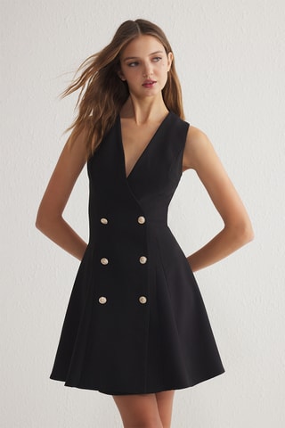 Robe patineuse - Noir