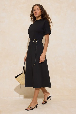 Robe midi - Noir