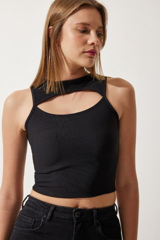 Crop top - Noir