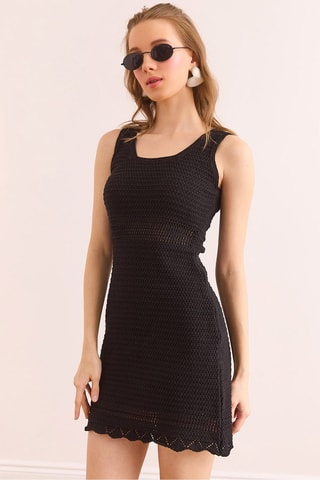 Robe droite - Noir