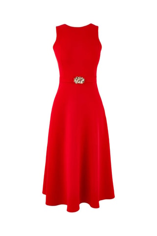 Robe midi - Rouge