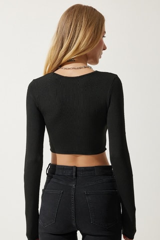 Crop top - Noir