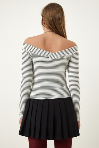 Top - Blanc et noir