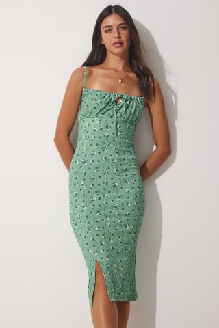 Robe droite - Vert