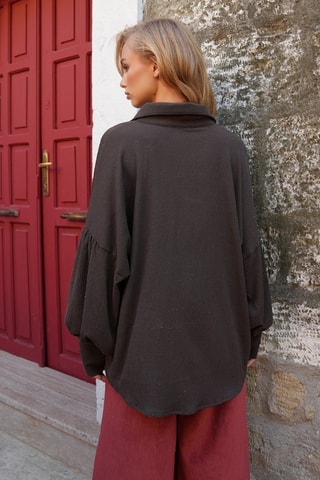 Chemisier oversize - Blanc