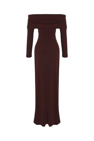 Robe longue - Marron