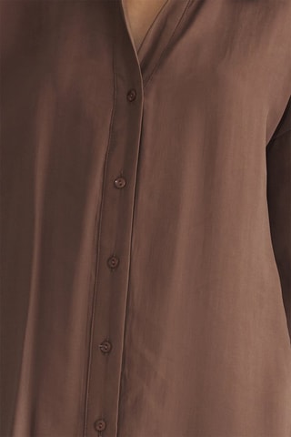 Robe chemise - Marron