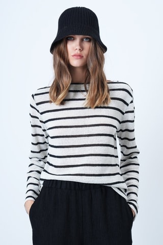 Pull - Blanc et noir