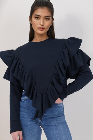 Blouse - Bleu