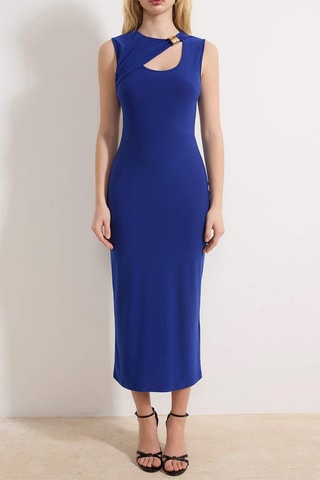 Robe fourreau - Bleu foncé