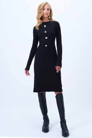 Robe droite - Noir