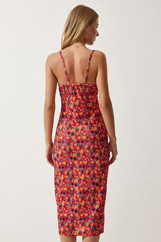 Robe droite - Rouge