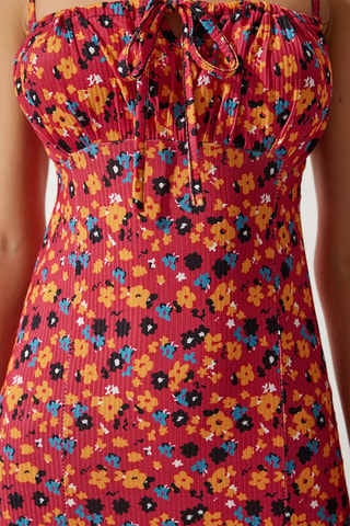 Robe droite - Rouge