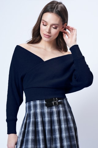 Top - Bleu marine