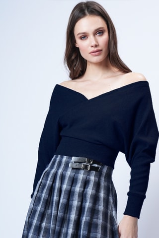 Top - Bleu marine