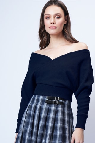 Top - Bleu marine
