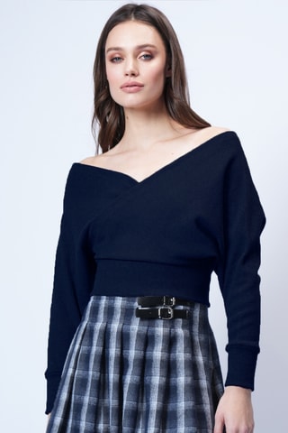 Top - Bleu marine