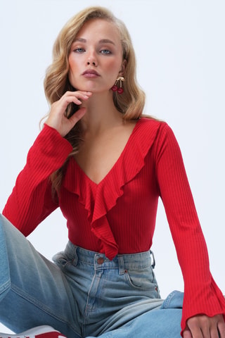 Blouse - Rouge