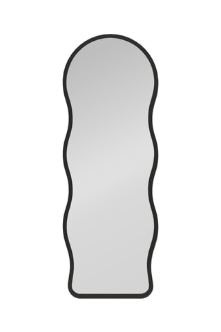 Miroir sur pied - 160 x 50 x 2,2 cm - Noir