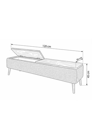 Meuble TV - 120 x 45 x 30 cm