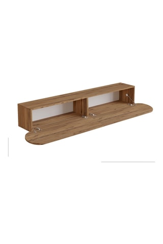Meuble TV 2 abattants Lum - 160 x 29,5 x 29,5 cm