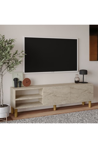 Meuble TV  2 portes - 150 x 48,2 x 31,4 cm