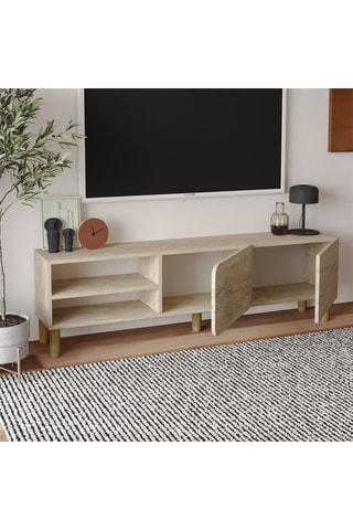 Meuble TV  2 portes - 150 x 48,2 x 31,4 cm