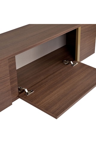 Meuble TV 2 portes - 180 x 30 x 50,5 cm