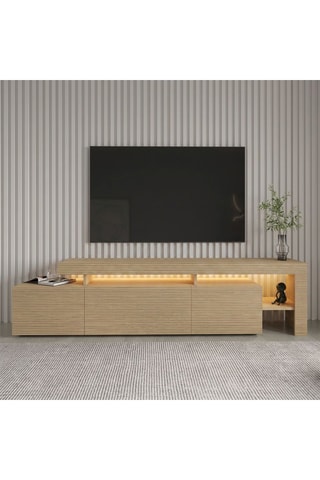 Meuble TV 2 portes - 192 x 53 x 37 cm