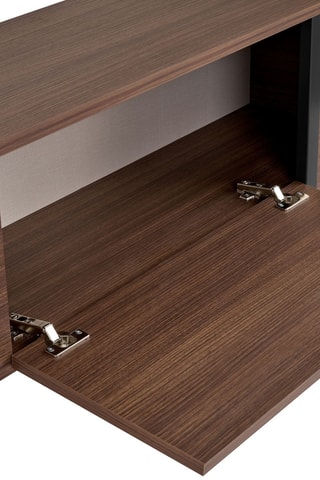 Meuble TV 2 abattants - 180 x 30 x 29,5 cm