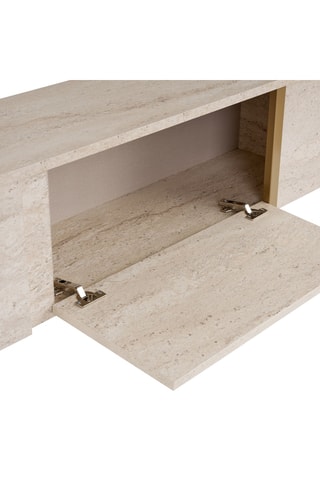 Meuble TV 2 portes - 180 x 30 x 29,5 cm