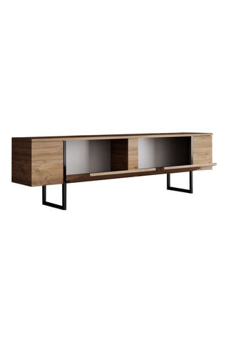 Meuble TV 2 abattants - 180 x 30 x 50 cm