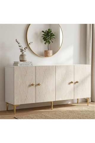 Console 4 portes - 180 x 75 x 32 cm