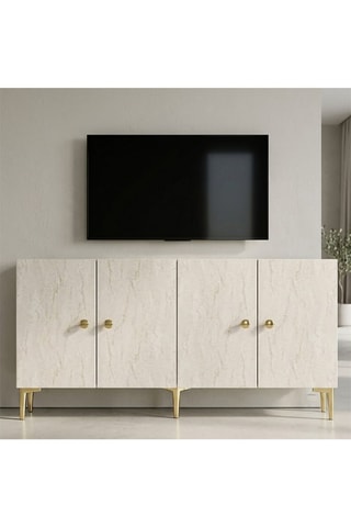 Console 4 portes - 180 x 75 x 32 cm