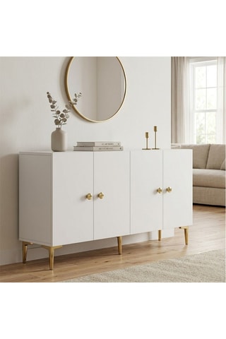 Console 4 portes - 180 x 75 x 32 cm