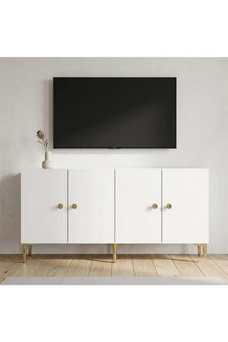 Console 4 portes - 180 x 75 x 32 cm