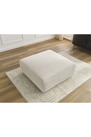 Pouf Lucien - Beige - En polyester